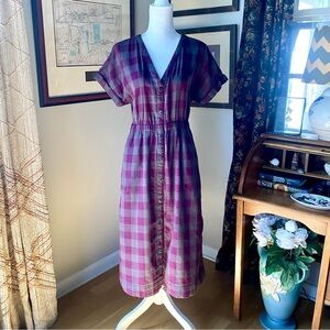 Pact organic cotton midi dress